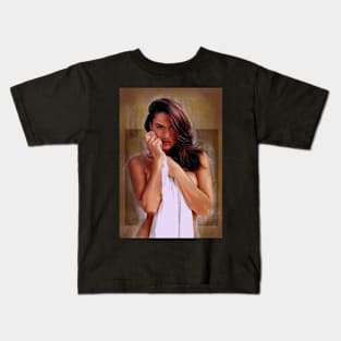 Monica Bellucci, the Italian Diva Kids T-Shirt